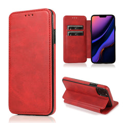 Knight Magnetic Suction Leather Phone Case, For iPhone 12 / 12 Pro, For iPhone 12 Pro Max, For iPhone 11, For iPhone 11 Pro, For iPhone 11 Pro Max