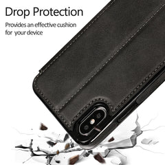 Knight Magnetic Suction Leather Phone Case, For iPhone X / XS, For iPhone XR, For iPhone XS Max, For iPhone SE 2022 / SE 2020 / 7 / 8, For iPhone 7 Plus / 8 Plus