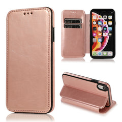 Knight Magnetic Suction Leather Phone Case, For iPhone X / XS, For iPhone XR, For iPhone XS Max, For iPhone SE 2022 / SE 2020 / 7 / 8, For iPhone 7 Plus / 8 Plus