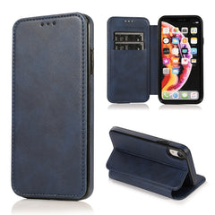 Knight Magnetic Suction Leather Phone Case, For iPhone X / XS, For iPhone XR, For iPhone XS Max, For iPhone SE 2022 / SE 2020 / 7 / 8, For iPhone 7 Plus / 8 Plus