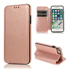 Knight Magnetic Suction Leather Phone Case, For iPhone X / XS, For iPhone XR, For iPhone XS Max, For iPhone SE 2022 / SE 2020 / 7 / 8, For iPhone 7 Plus / 8 Plus