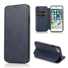 Knight Magnetic Suction Leather Phone Case, For iPhone X / XS, For iPhone XR, For iPhone XS Max, For iPhone SE 2022 / SE 2020 / 7 / 8, For iPhone 7 Plus / 8 Plus