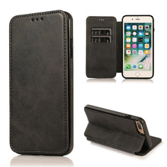 Knight Magnetic Suction Leather Phone Case, For iPhone X / XS, For iPhone XR, For iPhone XS Max, For iPhone SE 2022 / SE 2020 / 7 / 8, For iPhone 7 Plus / 8 Plus