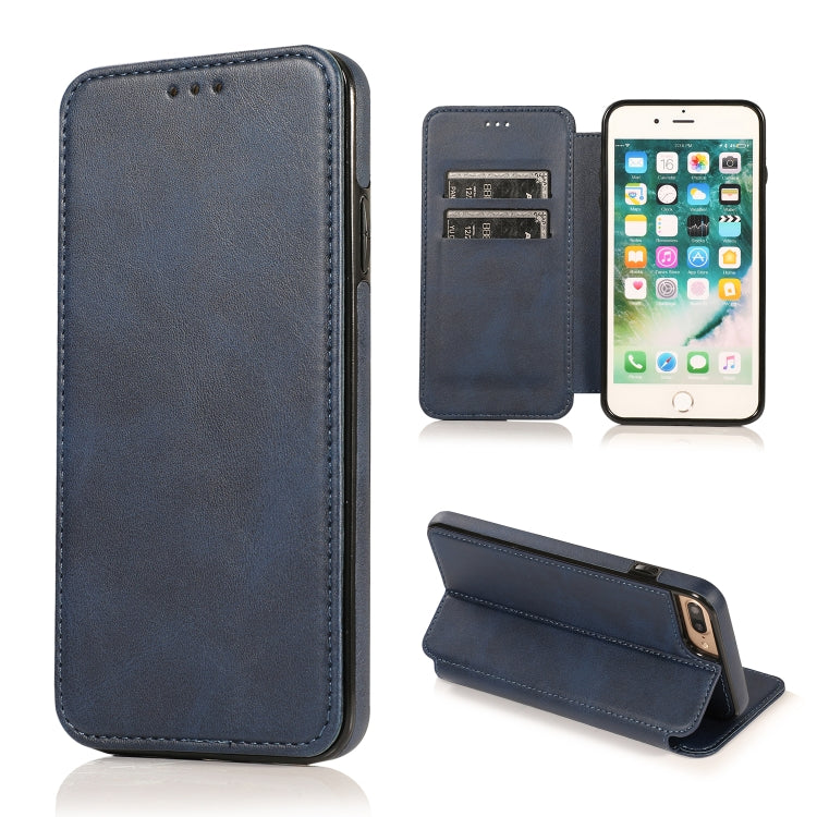 Knight Magnetic Suction Leather Phone Case, For iPhone XS Max, For iPhone SE 2022 / SE 2020 / 7 / 8, For iPhone 7 Plus / 8 Plus