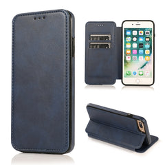 Knight Magnetic Suction Leather Phone Case, For iPhone X / XS, For iPhone XR, For iPhone XS Max, For iPhone SE 2022 / SE 2020 / 7 / 8, For iPhone 7 Plus / 8 Plus