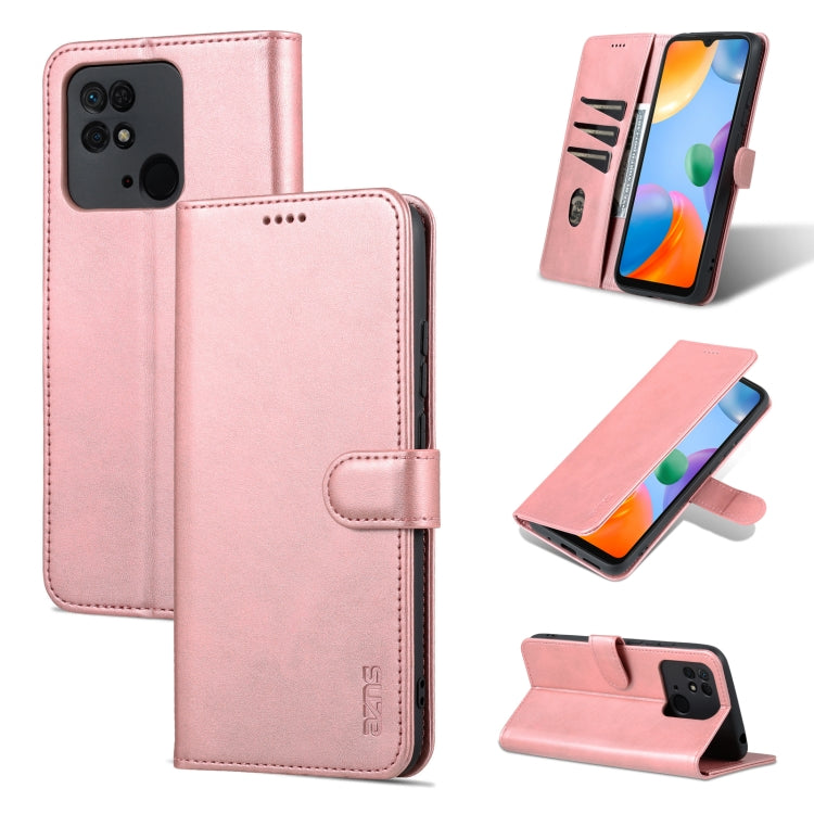 AZNS Skin Feel Calf Texture Flip Leather Phone Case