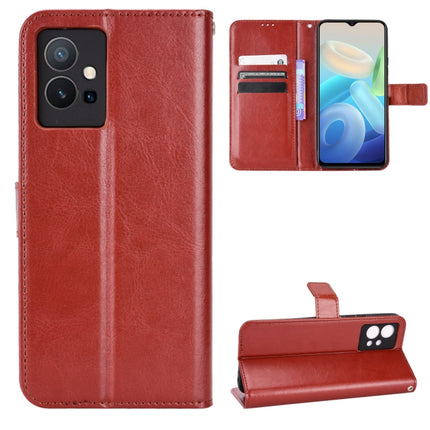 Retro Crazy Horse Texture Leather Phone Case, For vivo Y55 5G / T1 5G / Y75 5G, For Samsung Galaxy M33 5G, For Xiaomi Poco F4 GT / Redmi K50 Gaming, For Xiaomi Poco X4 NFC /Redmi Note 11 Pro China, For Xiaomi Black Shark 5, For Xiaomi Black Shark 5 RS