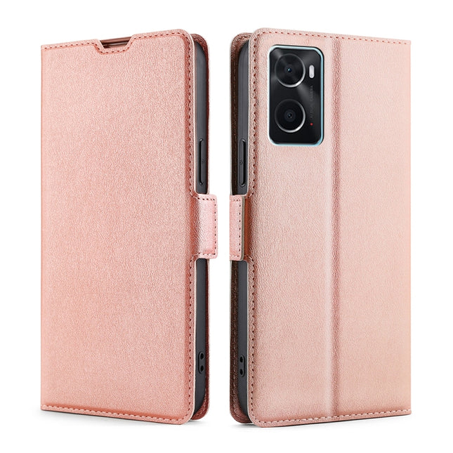 Ultra-thin Voltage Side Buckle PU + TPU Horizontal Flip Leather Phone Case, For OPPO A36 4G/A76 4G Global, For OPPO A96 5G, For OPPO Find X5 Lite, For OPPO Find X5 Pro, For OPPO K9S/Realme Q3S, For OPPO Reno5 A