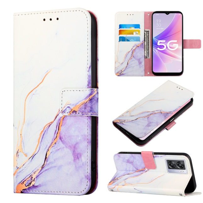 PT003 Marble Pattern Flip Leather Phone Case, For OPPO A57 5G 2022, For OPPO Realme C31 4G, For OPPO Reno7 4G/F21 Pro, For Sony Xperia 1 IV