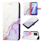 For OPPO Reno7 4G/F21 Pro / White Purple LS006