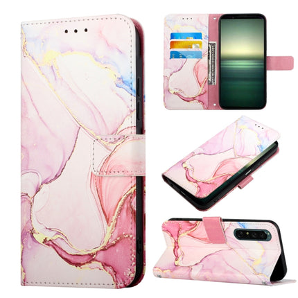 PT003 Marble Pattern Flip Leather Phone Case, For Motorola Moto G 5G 2022, For Motorola Moto G52, For Sony Xperia 10 IV, For Sony Xperia ACE III