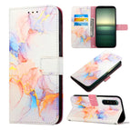 For Sony Xperia 1 IV / Galaxy Marble White LS004