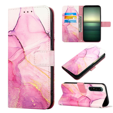 PT003 Marble Pattern Flip Leather Phone Case, For Motorola Moto G 5G 2022, For Motorola Moto G52, For Sony Xperia 10 IV, For Sony Xperia ACE III