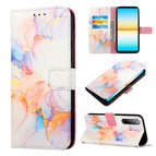 For Sony Xperia 10 IV / Galaxy Marble White LS004