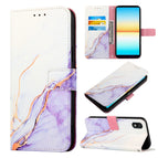 For Sony Xperia ACE III / White Purple LS006