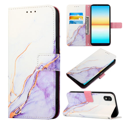 PT003 Marble Pattern Flip Leather Phone Case, For Motorola Moto G 5G 2022, For Motorola Moto G52, For Sony Xperia 10 IV, For Sony Xperia ACE III