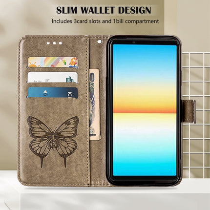 Embossed Butterfly Leather Phone Case, For Sony Xperia ACE III, For Xiaomi Redmi 10A, For Samsung Galaxy M33 5G