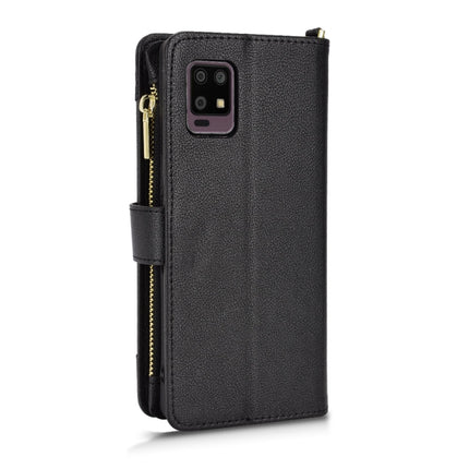 Litchi Texture Zipper Leather Phone Case, For Sharp Aquos Zero6 / Aquos Air, For Sharp Aquos Wish, For Motorola Moto E40 / E30 / E20, For Motorola Edge X30 / Edge 30 Pro /Edge+ 2020