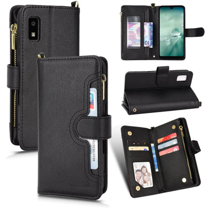 Litchi Texture Zipper Leather Phone Case, For Sharp Aquos Zero6 / Aquos Air, For Sharp Aquos Wish, For Motorola Moto E40 / E30 / E20, For Motorola Edge X30 / Edge 30 Pro /Edge+ 2020