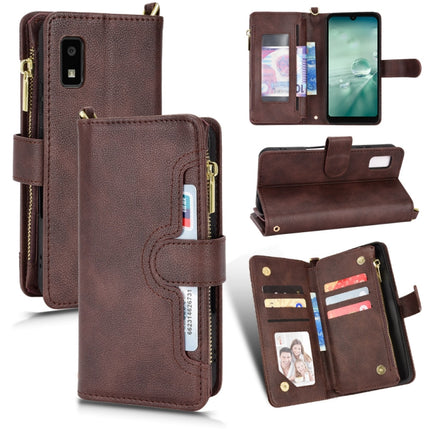 Litchi Texture Zipper Leather Phone Case, For Sharp Aquos Zero6 / Aquos Air, For Sharp Aquos Wish, For Motorola Moto E40 / E30 / E20, For Motorola Edge X30 / Edge 30 Pro /Edge+ 2020