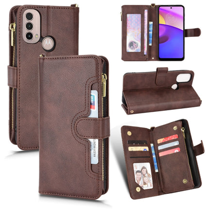 Litchi Texture Zipper Leather Phone Case, For Motorola Moto E40 / E30 / E20, For Motorola Edge X30 / Edge 30 Pro /Edge+ 2020, For Motorola Moto G Stylus 5G  2021, For OPPO F17 / A73 4G / A73 2020