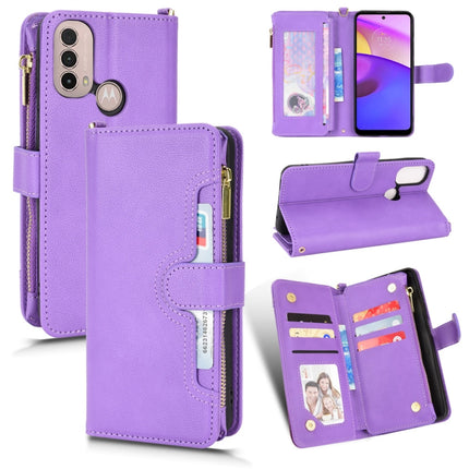 Litchi Texture Zipper Leather Phone Case, For Motorola Moto E40 / E30 / E20, For Motorola Edge X30 / Edge 30 Pro /Edge+ 2020, For Motorola Moto G Stylus 5G  2021, For OPPO F17 / A73 4G / A73 2020