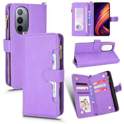 Litchi Texture Zipper Leather Phone Case, For Motorola Moto E40 / E30 / E20, For Motorola Edge X30 / Edge 30 Pro /Edge+ 2020, For Motorola Moto G Stylus 5G  2021, For OPPO F17 / A73 4G / A73 2020