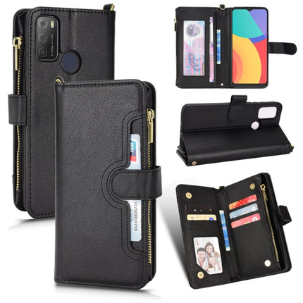 Litchi Texture Zipper Leather Phone Case, For Alcatel 1S 2021 / 3L 2021, For Xiaomi Redmi Note 10 Pro / 10 Pro Max 4G, For Xiaomi Redmi Note 10 4G / Note 10S, For Nokia XR20
