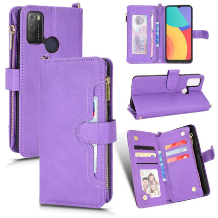 Litchi Texture Zipper Leather Phone Case, For Alcatel 1S 2021 / 3L 2021, For Xiaomi Redmi Note 10 Pro / 10 Pro Max 4G, For Xiaomi Redmi Note 10 4G / Note 10S, For Nokia XR20