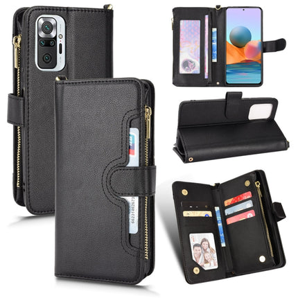 Litchi Texture Zipper Leather Phone Case, For Alcatel 1S 2021 / 3L 2021, For Xiaomi Redmi Note 10 Pro / 10 Pro Max 4G, For Xiaomi Redmi Note 10 4G / Note 10S, For Nokia XR20