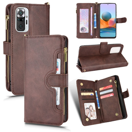 Litchi Texture Zipper Leather Phone Case, For Alcatel 1S 2021 / 3L 2021, For Xiaomi Redmi Note 10 Pro / 10 Pro Max 4G, For Xiaomi Redmi Note 10 4G / Note 10S, For Nokia XR20