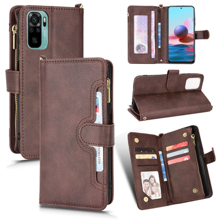 Litchi Texture Zipper Leather Phone Case, For Xiaomi Redmi Note 10 4G / Note 10S, For Nokia XR20, For Sony Xperia 5 III, For Sony Xperia 10 III