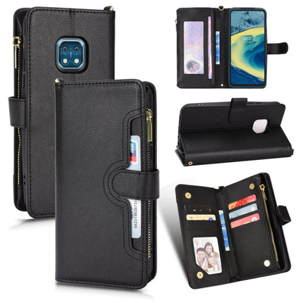 Litchi Texture Zipper Leather Phone Case, For Xiaomi Redmi Note 10 4G / Note 10S, For Nokia XR20, For Sony Xperia 5 III, For Sony Xperia 10 III