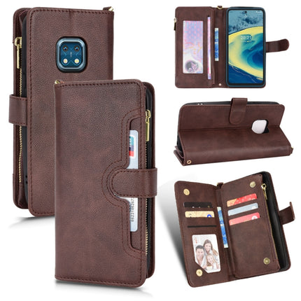 Litchi Texture Zipper Leather Phone Case, For Xiaomi Redmi Note 10 4G / Note 10S, For Nokia XR20, For Sony Xperia 5 III, For Sony Xperia 10 III