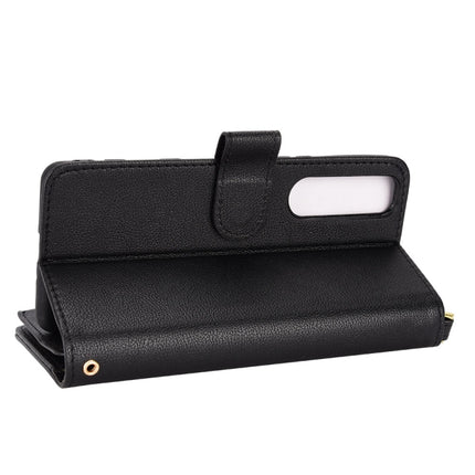 Litchi Texture Zipper Leather Phone Case, For Sony Xperia 5 III, For Sony Xperia 10 III, For OnePlus 10 Pro 5G, For OnePlus Nord 2 5G