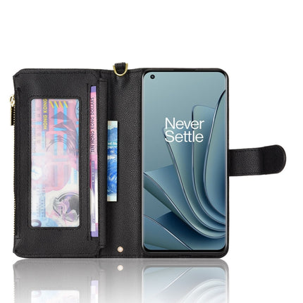 Litchi Texture Zipper Leather Phone Case, For OnePlus 10 Pro 5G, For OnePlus Nord 2 5G