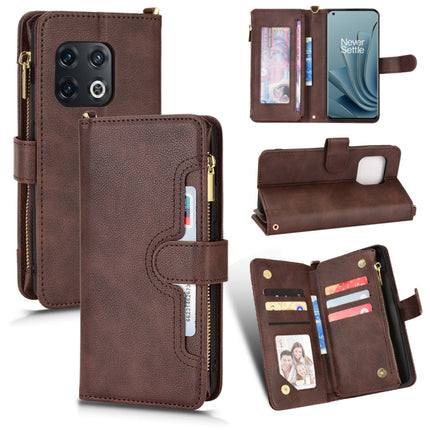Litchi Texture Zipper Leather Phone Case, For OnePlus 10 Pro 5G, For OnePlus Nord 2 5G