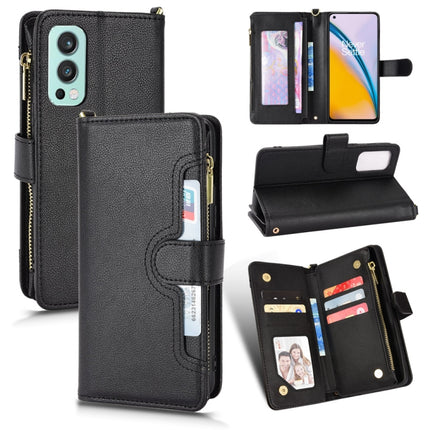 Litchi Texture Zipper Leather Phone Case, For OnePlus 10 Pro 5G, For OnePlus Nord 2 5G
