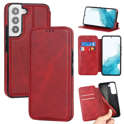 Knight Magnetic Suction Leather Phone Case, For Samsung Galaxy S22 5G, For Samsung Galaxy S22+ 5G, For Samsung Galaxy S22 Ultra 5G, For Samsung Galaxy S21 5G