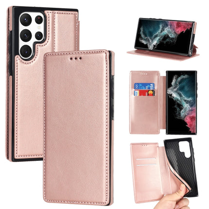 Knight Magnetic Suction Leather Phone Case, For Samsung Galaxy S22 5G, For Samsung Galaxy S22+ 5G, For Samsung Galaxy S22 Ultra 5G, For Samsung Galaxy S21 5G