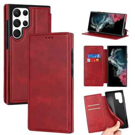 Knight Magnetic Suction Leather Phone Case, For Samsung Galaxy S22 5G, For Samsung Galaxy S22+ 5G, For Samsung Galaxy S22 Ultra 5G, For Samsung Galaxy S21 5G