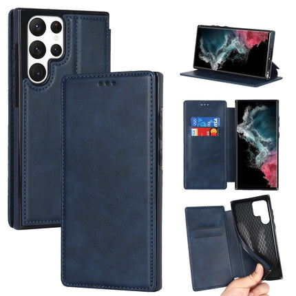 Knight Magnetic Suction Leather Phone Case, For Samsung Galaxy S22 5G, For Samsung Galaxy S22+ 5G, For Samsung Galaxy S22 Ultra 5G, For Samsung Galaxy S21 5G