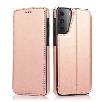 Knight Magnetic Suction Leather Phone Case, For Samsung Galaxy S22 5G, For Samsung Galaxy S22+ 5G, For Samsung Galaxy S22 Ultra 5G, For Samsung Galaxy S21 5G