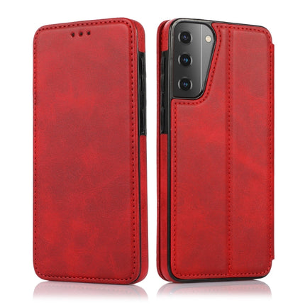 Knight Magnetic Suction Leather Phone Case, For Samsung Galaxy S22 5G, For Samsung Galaxy S22+ 5G, For Samsung Galaxy S22 Ultra 5G, For Samsung Galaxy S21 5G