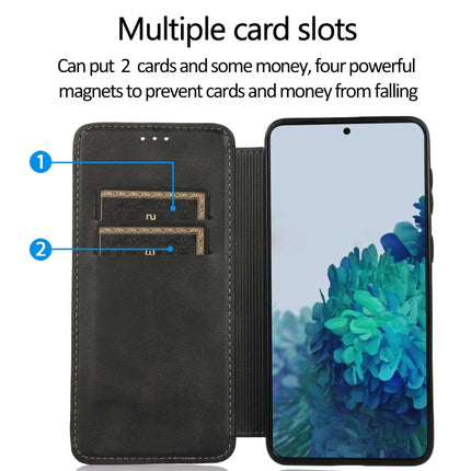 Knight Magnetic Suction Leather Phone Case, For Samsung Galaxy S21+ 5G, For Samsung Galaxy S21 Ultra 5G, For Samsung Galaxy S20, For Samsung Galaxy S20+