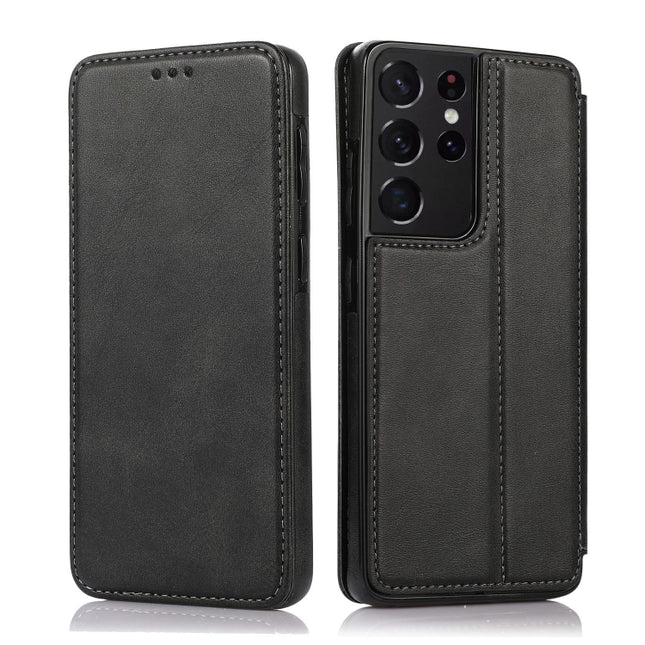 Knight Magnetic Suction Leather Phone Case, For Samsung Galaxy S21+ 5G, For Samsung Galaxy S21 Ultra 5G, For Samsung Galaxy S20, For Samsung Galaxy S20+