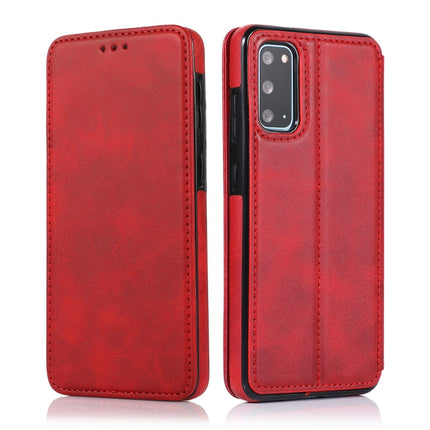 Knight Magnetic Suction Leather Phone Case, For Samsung Galaxy S21+ 5G, For Samsung Galaxy S21 Ultra 5G, For Samsung Galaxy S20, For Samsung Galaxy S20+