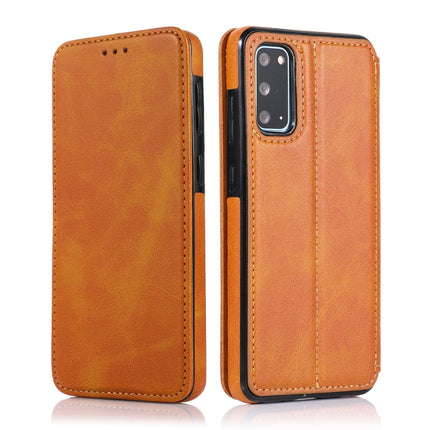 Knight Magnetic Suction Leather Phone Case, For Samsung Galaxy S21+ 5G, For Samsung Galaxy S21 Ultra 5G, For Samsung Galaxy S20, For Samsung Galaxy S20+