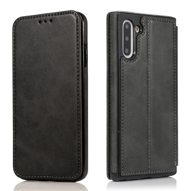 Knight Magnetic Suction Leather Phone Case, For Samsung Galaxy Note10, For Samsung Galaxy Note10+