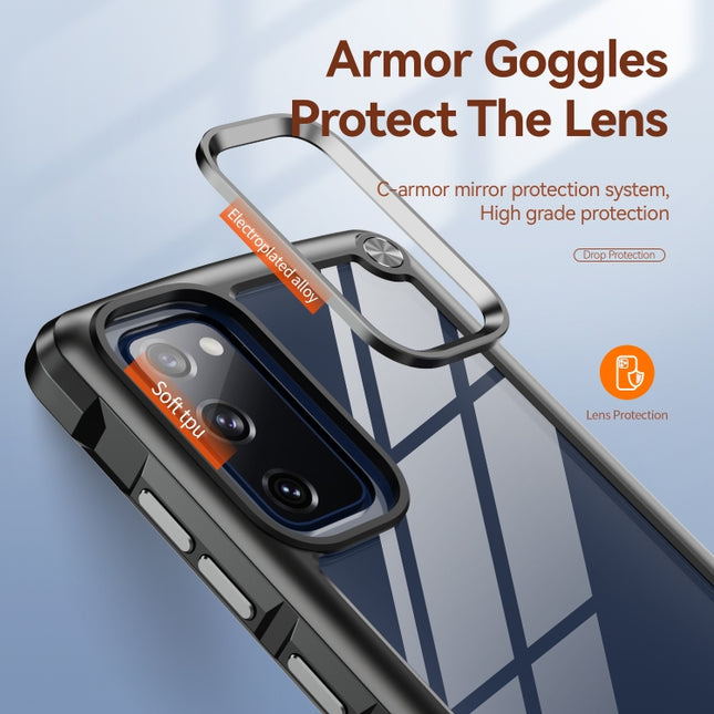 TPU + PC Lens Protection Phone Case, For Samsung Galaxy S20 FE 5G, For Samsung Galaxy S21 5G, For Samsung Galaxy S21+ 5G, For Samsung Galaxy S21 Ultra 5G, For Samsung Galaxy S22 5G, For Samsung Galaxy S22+ 5G